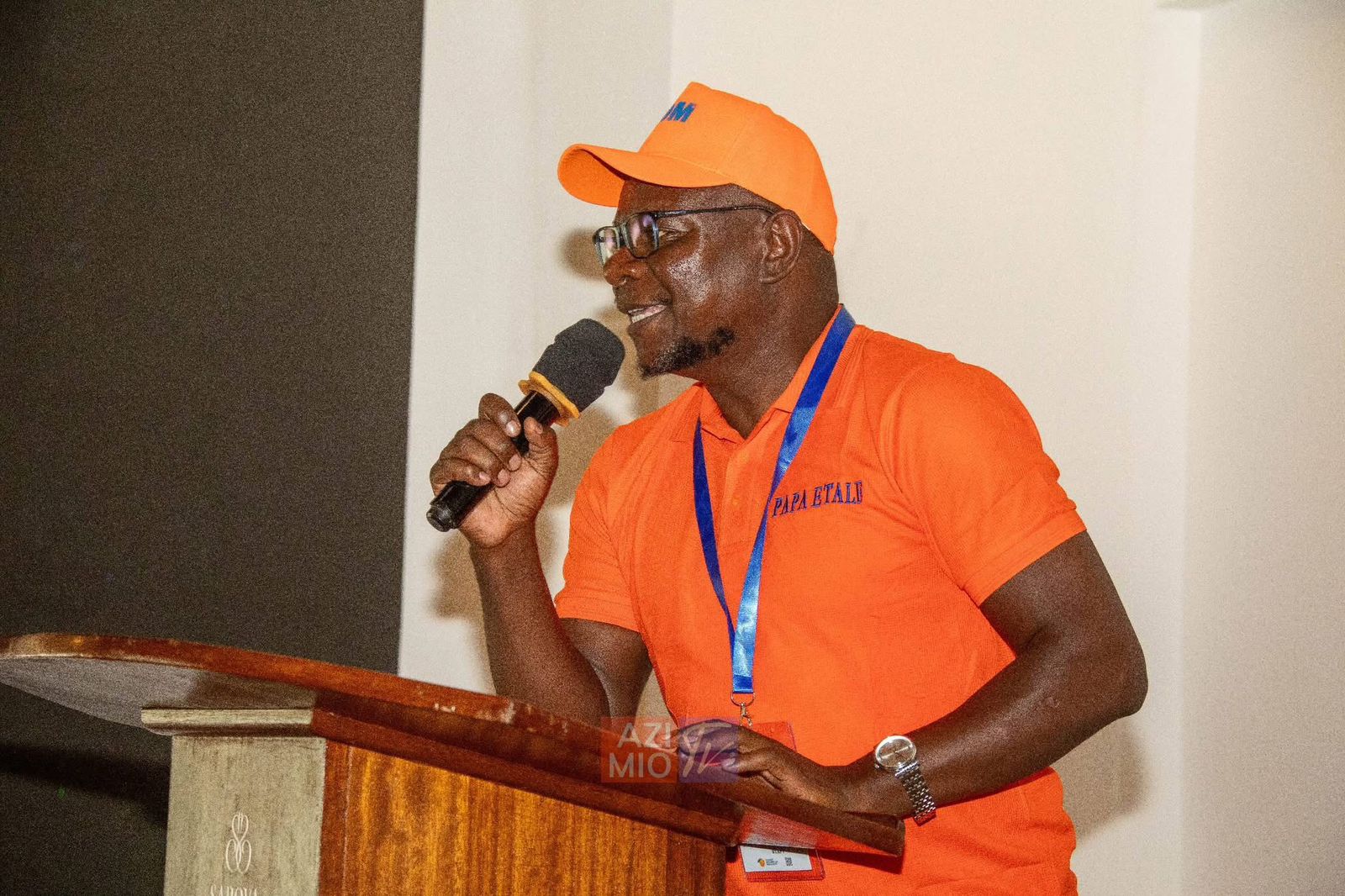 Orange Democratic Movement Communications Director Philip Etale speaking in Mombasa on May 3, 2026 / HANDOUT