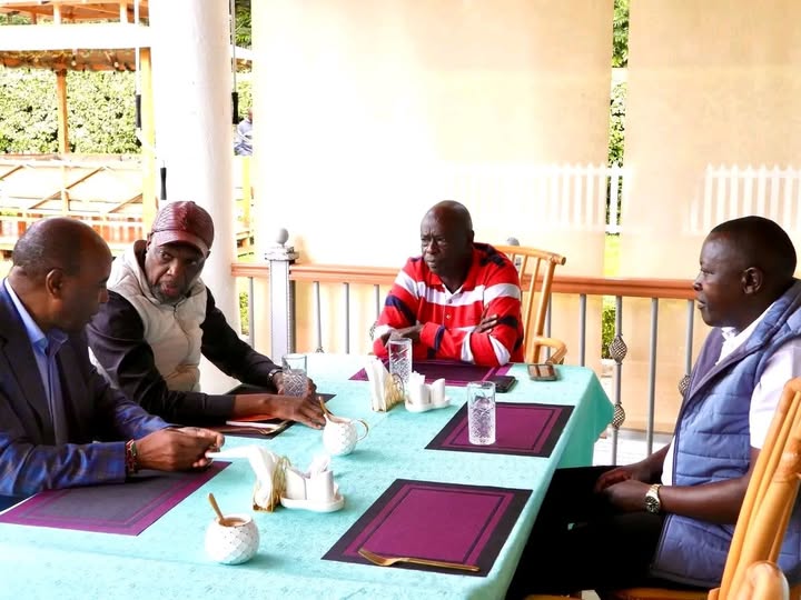 DCP leader Rigathi Gachagua and Jubilee Party deputy leader Jeremiah Kioni, on March 20, 2026