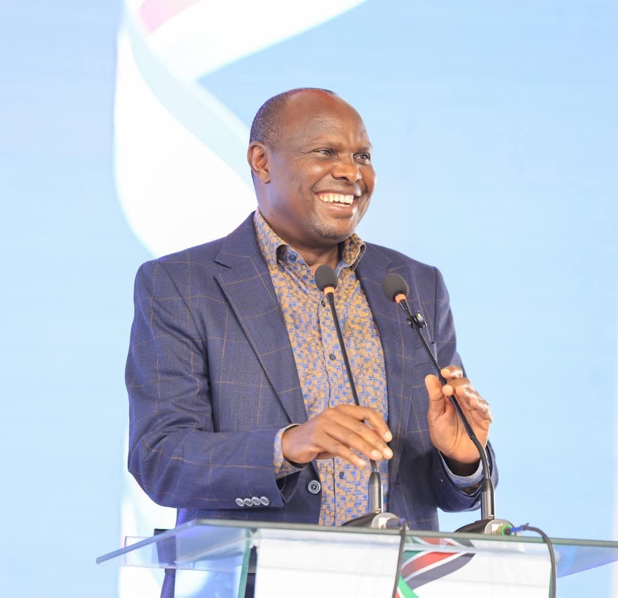 Head of public service Felix Koskei speaks during the meeting on May 8,2026/COURTESY