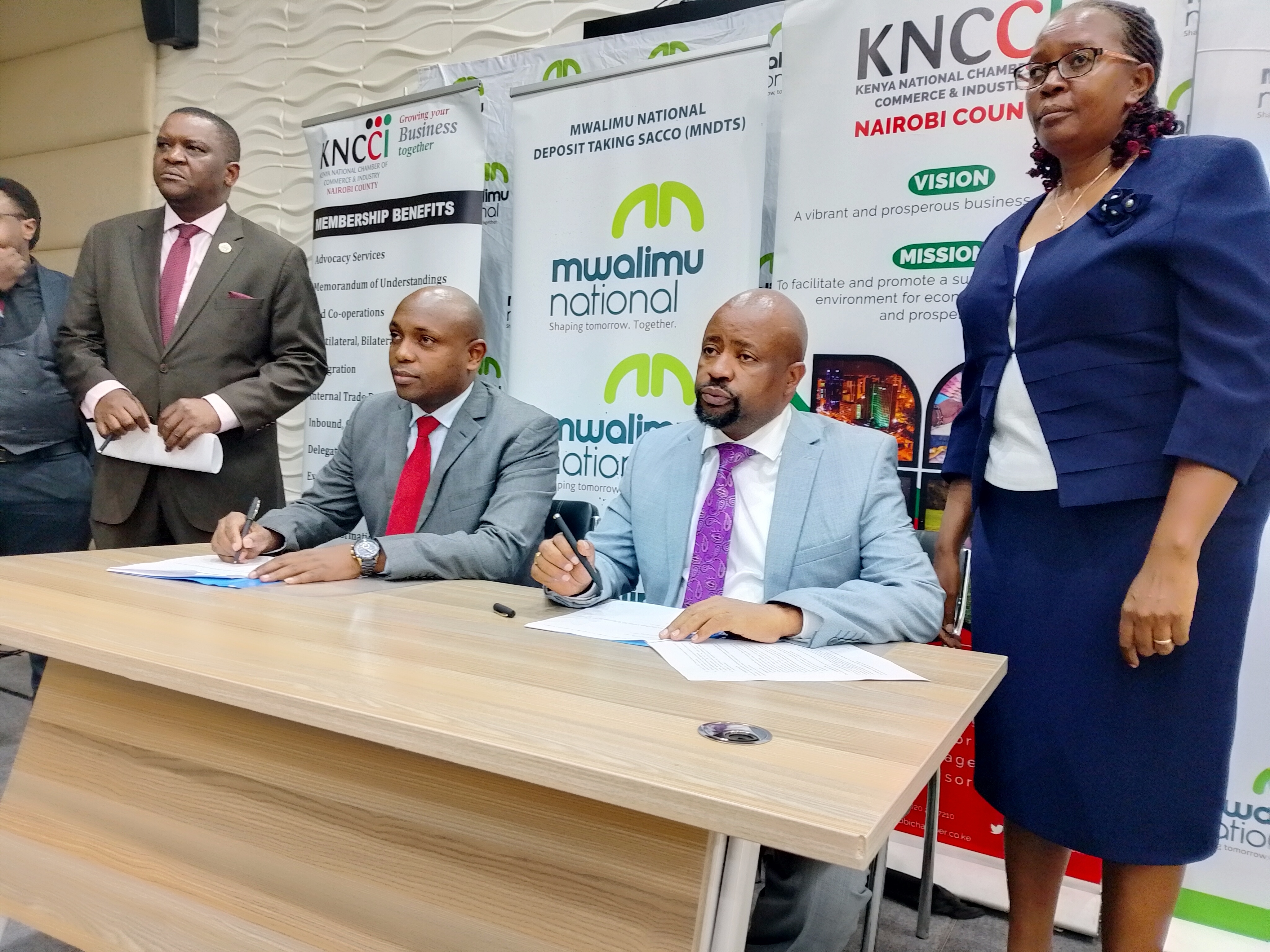 Mwalimu Sacco opens doors to informal sector in deal with chamber of commerce