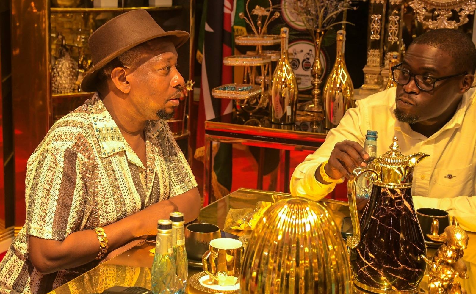 Mike Sonko and Johnson Sakaja // Facebook