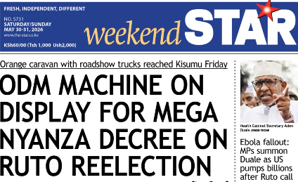ODM machine on display for mega Nyanza decree