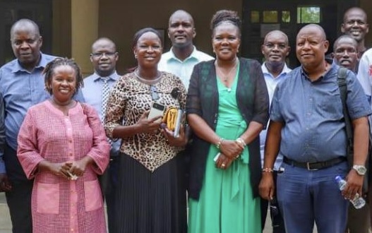 Representatives of religious groups operating in Turkana after a meeting with county officials