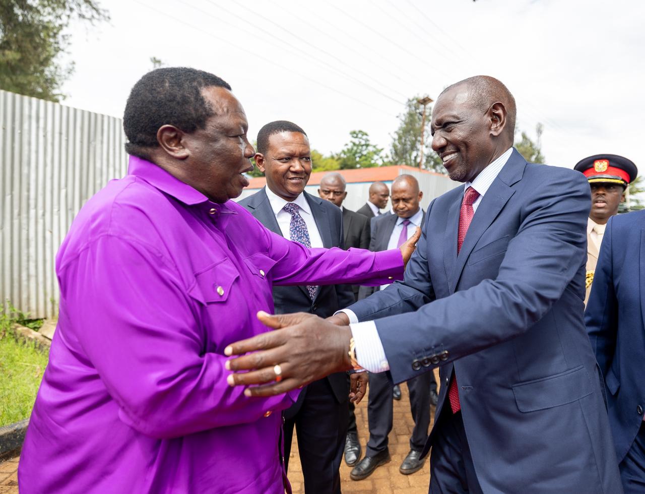Ruto arrives for Labour Day in Vihiga