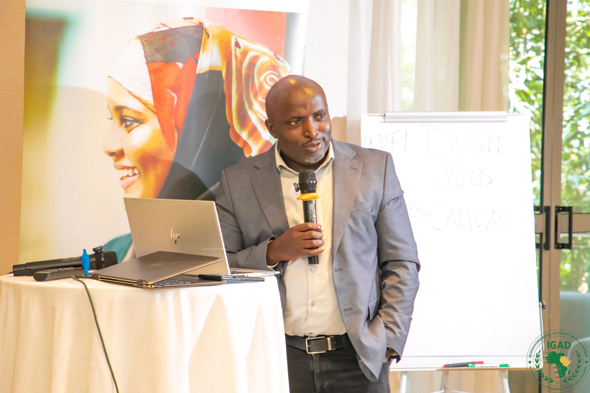 Researcher Dr. George GathigI presents a report on on violent extremist narratives by GAD Centre of Excellence for Preventing and Countering Violent Extremism