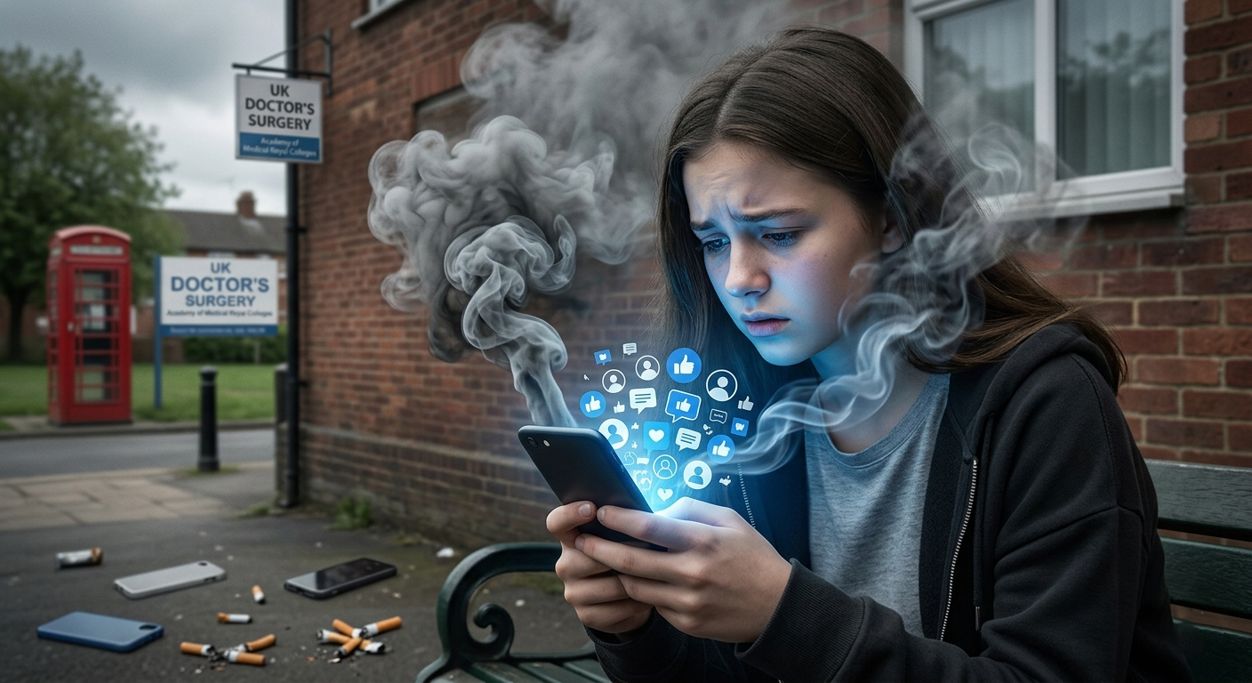 Social media as bad for young people as smoking, top doctors say