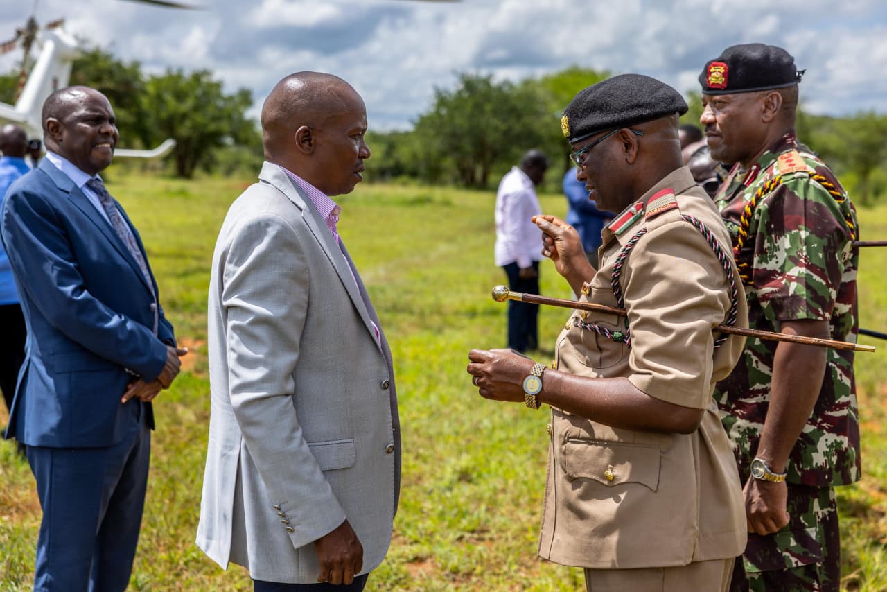 Deputy President Kithure Kindiki speaking to security chiefs at the 3rd Annual Regulatory Authorities and Agencies Conference held at South Eastern Kenya University (SEKU), Kitui County on May 6, 2026/DPCS