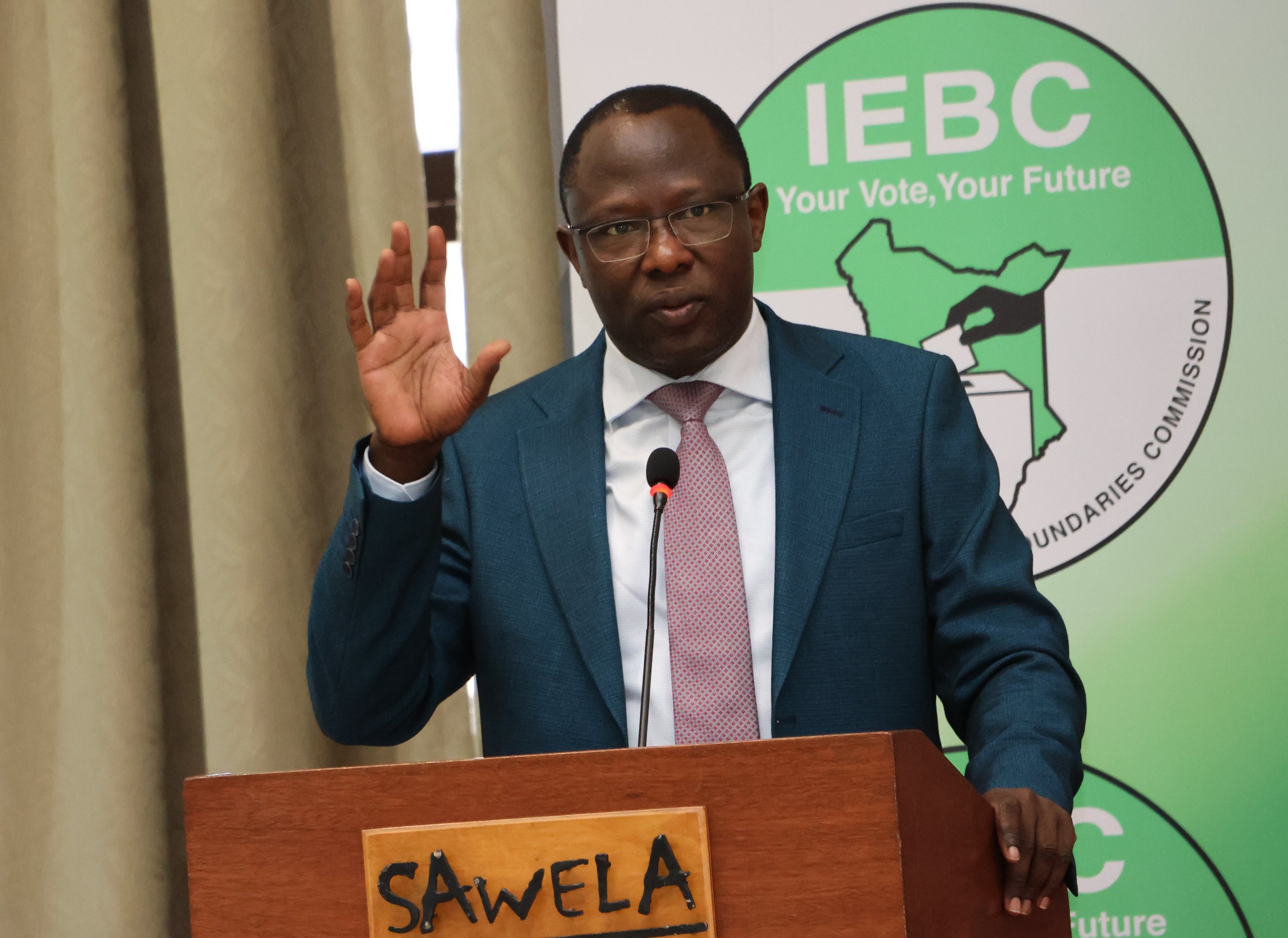 IEBC chairperson Erastus Ethekon during an event on April 30, 2026/COURTESY