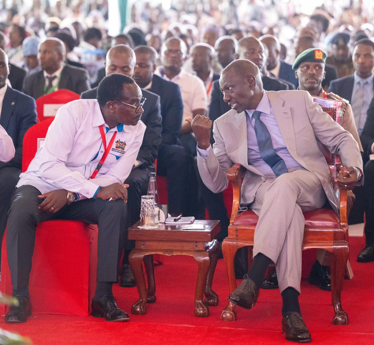 President Ruto attends the National Education Conference, Naivasha, Nakuru County.