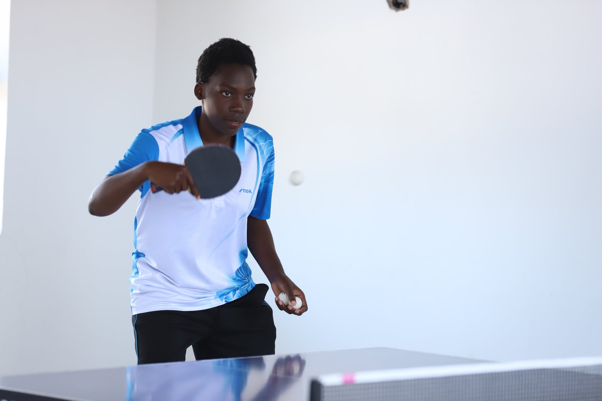 Kilifi's table Tennis coach Audrey Aronda