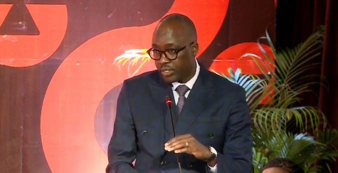 Foreign Affairs Principal Secretary Korir Sing’Oei addresses delegates during the Social Innovation Pavilion at Strathmore University, Nairobi, on May 10, 2026. /CHRISTABEL ADHIAMBO