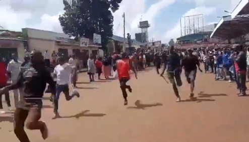 Matatu crews turn bus park into a relay track
