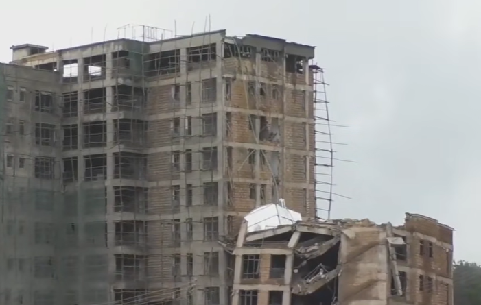 Four feared trapped in Kajiado building collapse