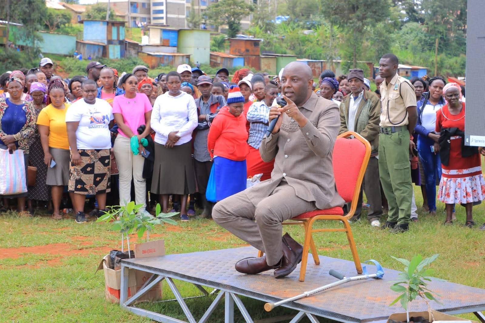 Murang'a governor Irungu Kang'ata during an avocado farmers' training session in Kangema on May 7, 2026/ ALICE WAITHERA