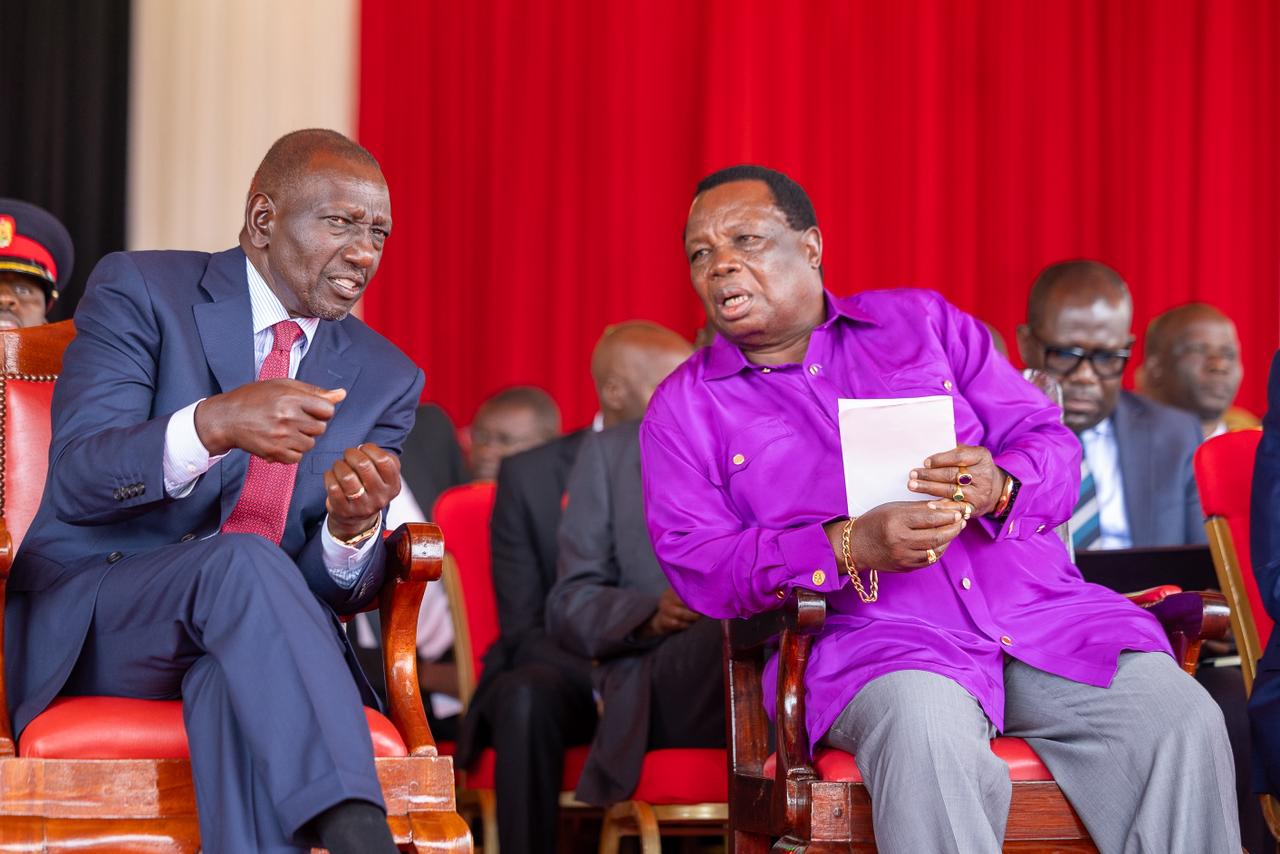 President William Ruto, alongside COTU Secretary General Francis Atwoli/PCS