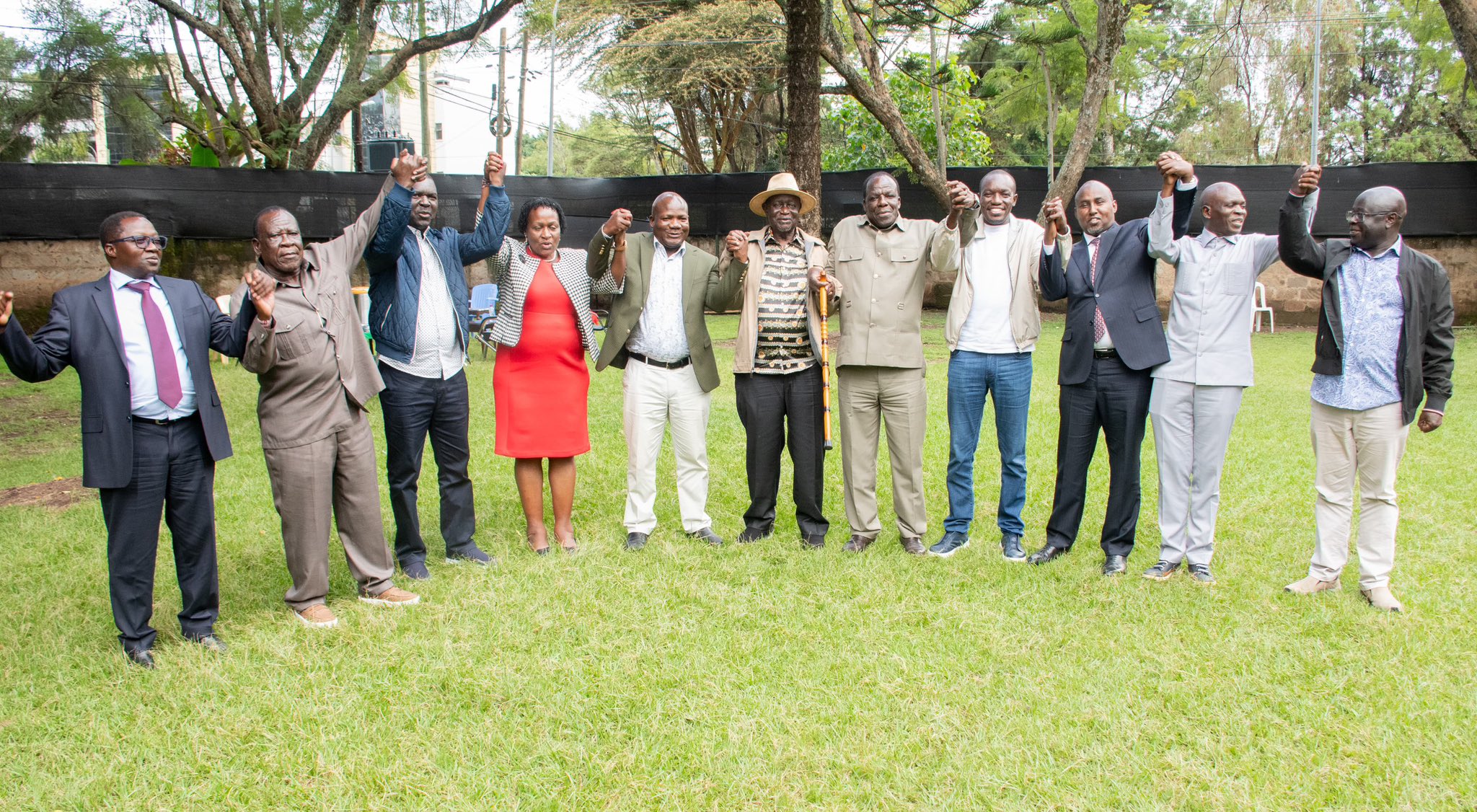 [PHOTOS] Oburu meets Oparanya, Kakamega MPs