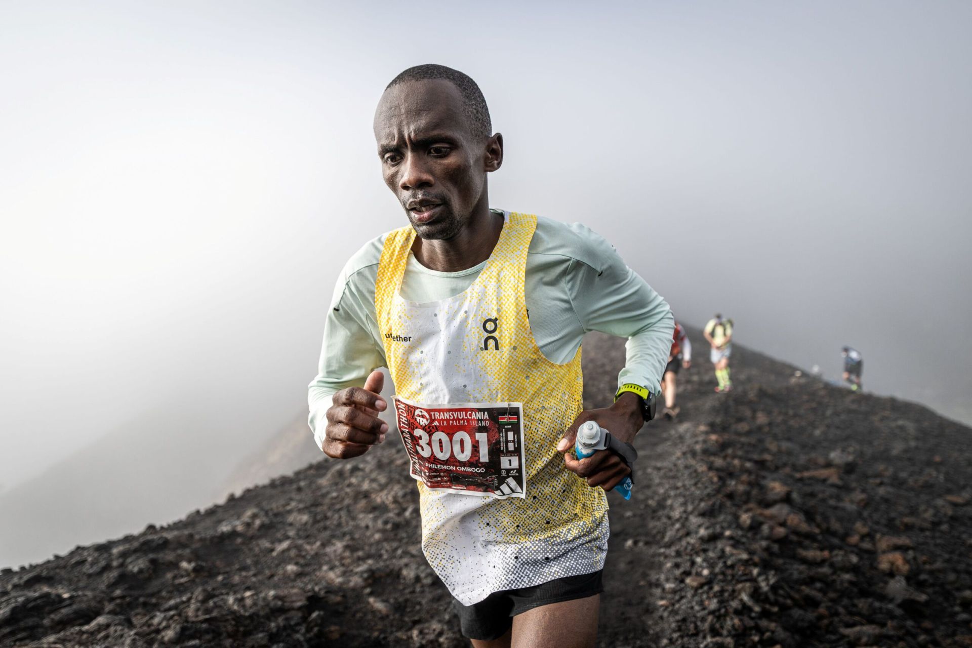 Philemon Kiriago in action during the Mountain Running World Cup