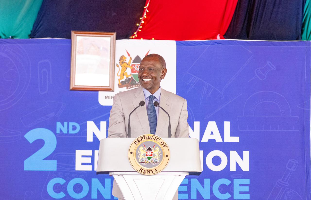 President William Ruto during the Second National Education Conference at Lake Naivasha Resort on May 7, 2026/PCS