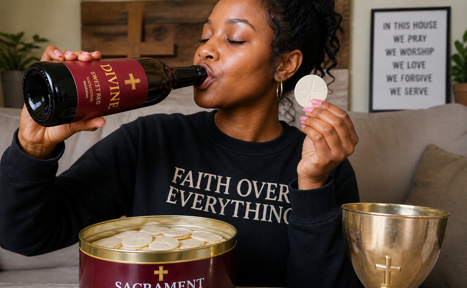 Reactions as Video of Woman Consuming Eucharist Goes Viral