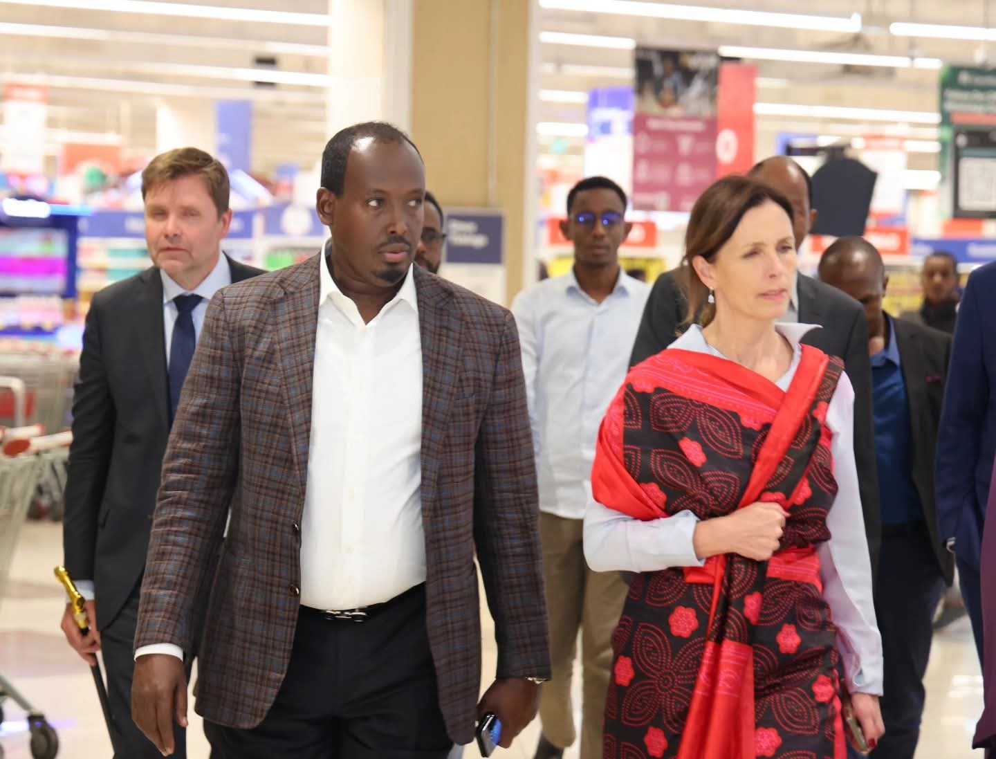 Norwegian Ambassador Cathrine Moe tours Eastleigh’s BBS mall