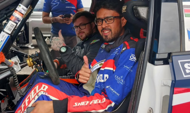 Samman Vohra and his navigator Drew Sturrock/ FILE