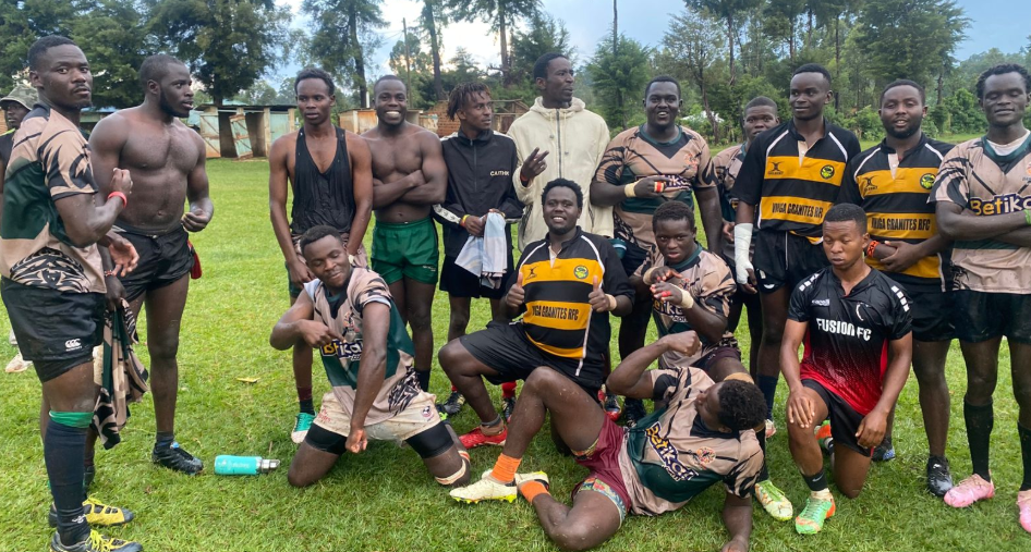 Kisii National Poly team after a training session at the institution/ANGWENYI GICHANA