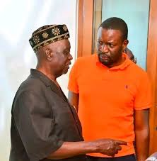 ODM Party Leader Oburu Oginga and Secretary general Edwin Sifuna