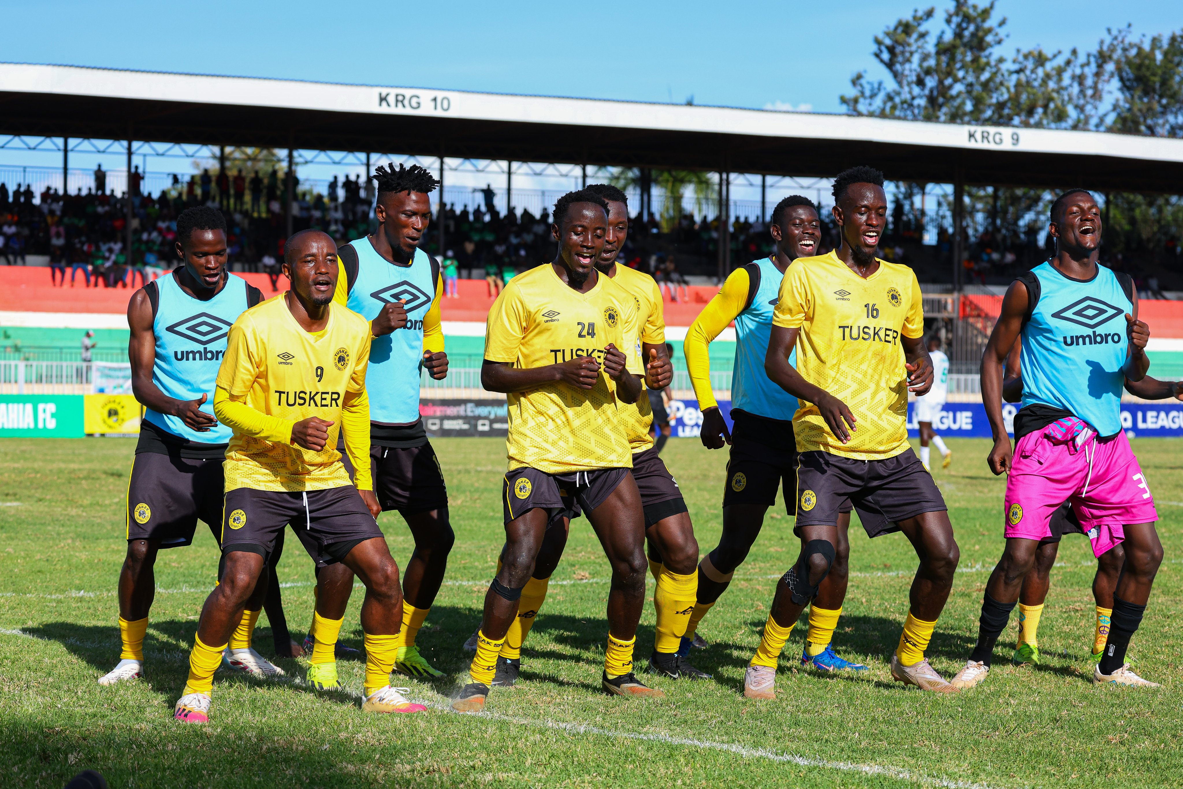 Tusker FC in a past training