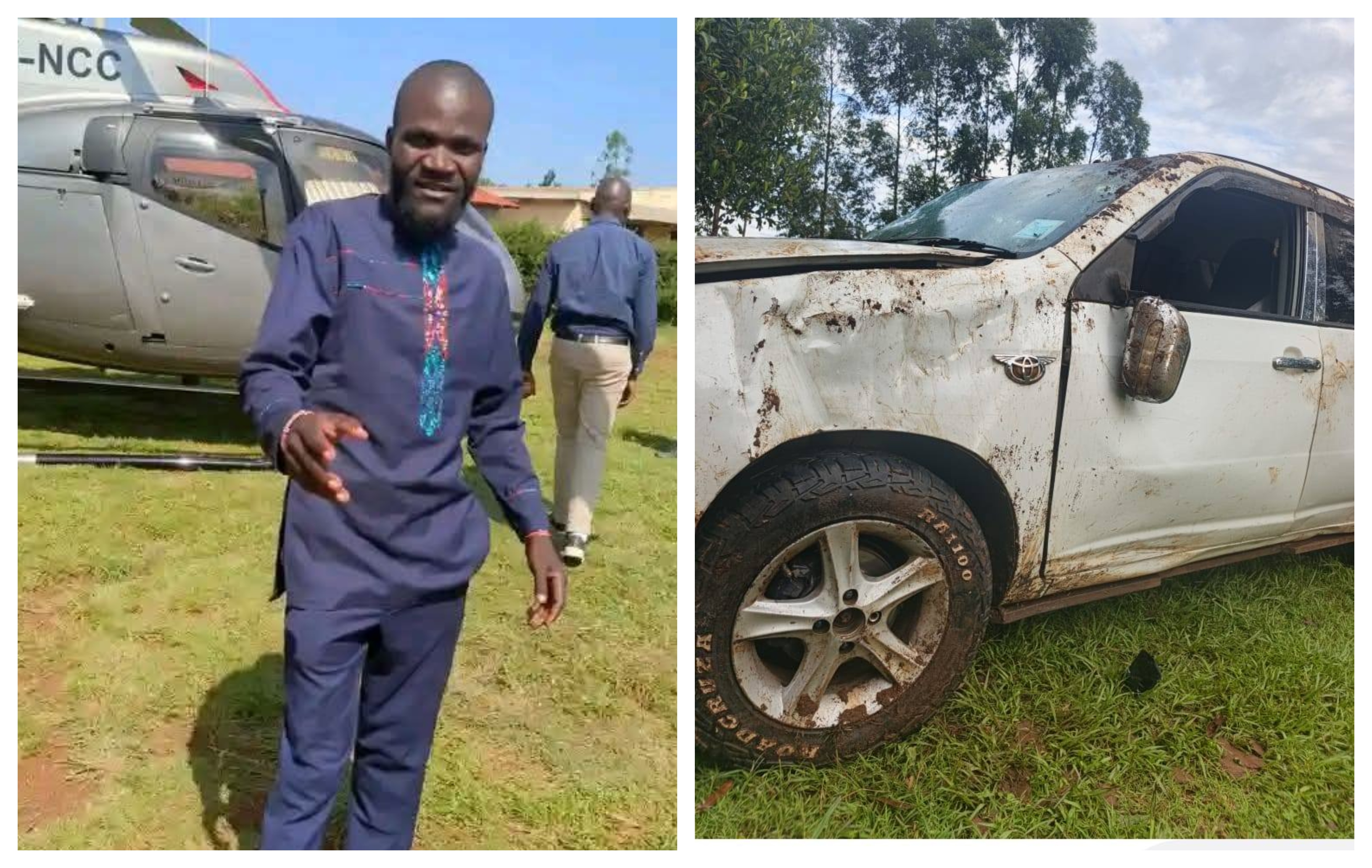 Nuru Okanga Bashed for Thanking Mechanic Over God After Accident