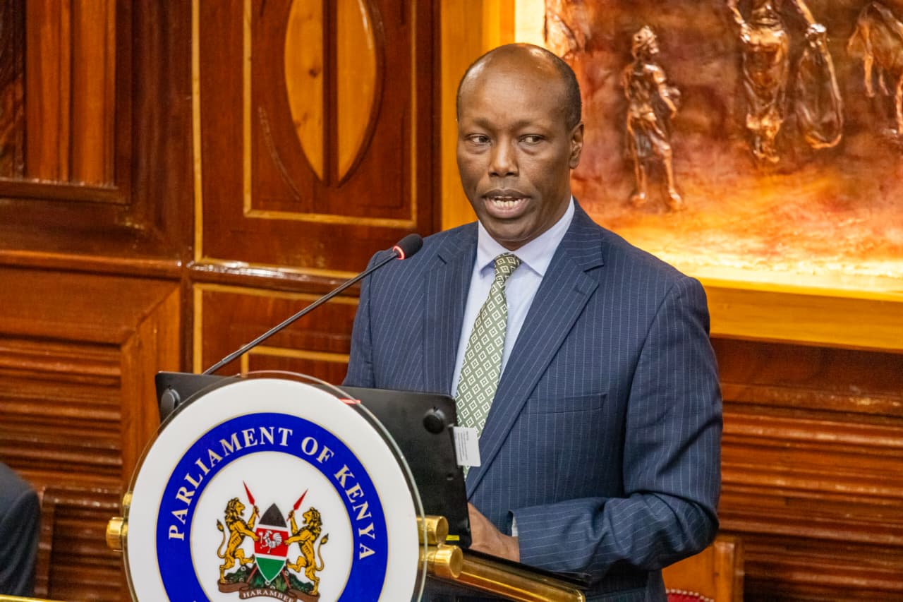 Trade CS Lee Kinyanjui appearing before Senate plenary on Wednesday, May 6, 2026