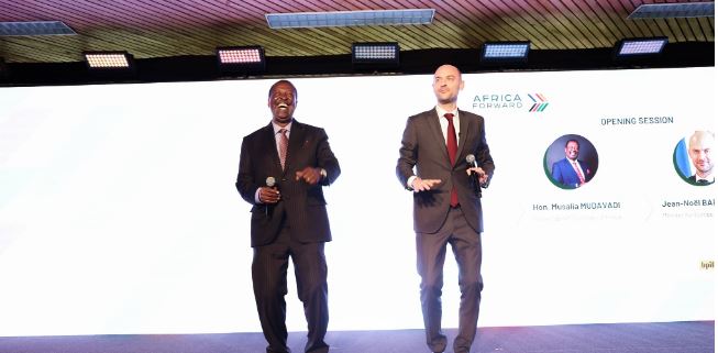 Mudavadi, French minister groove to 'Donjo Maber'