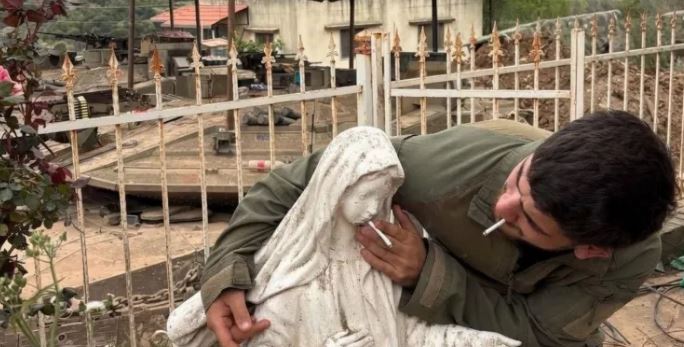 The Israeli military said the photograph was taken several weeks ago in Lebanon