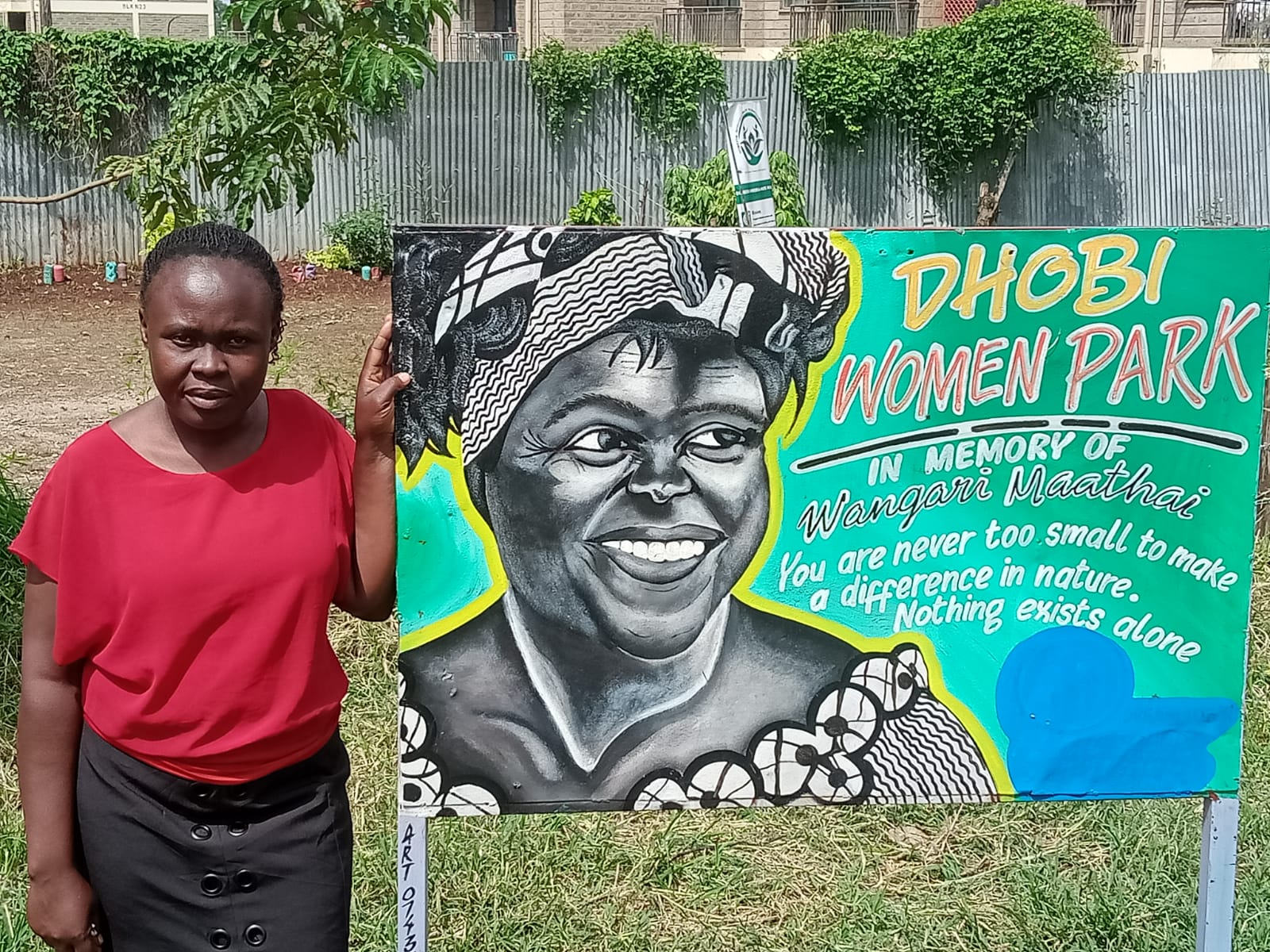 Stellah Omuka, founding member of Dhobi Women Network/ CHRISTABEL ADHIAMBO.