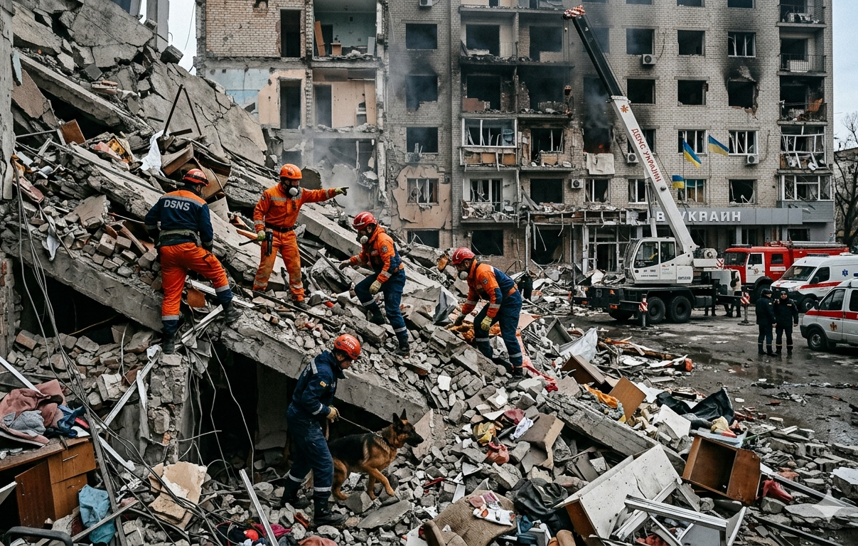 Russian strikes across Ukraine leave one dead, officials say