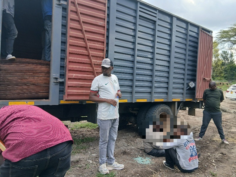 Two Arrested after police seize Sh4.9 million worth of Kenya Railways sleepers in Athi River