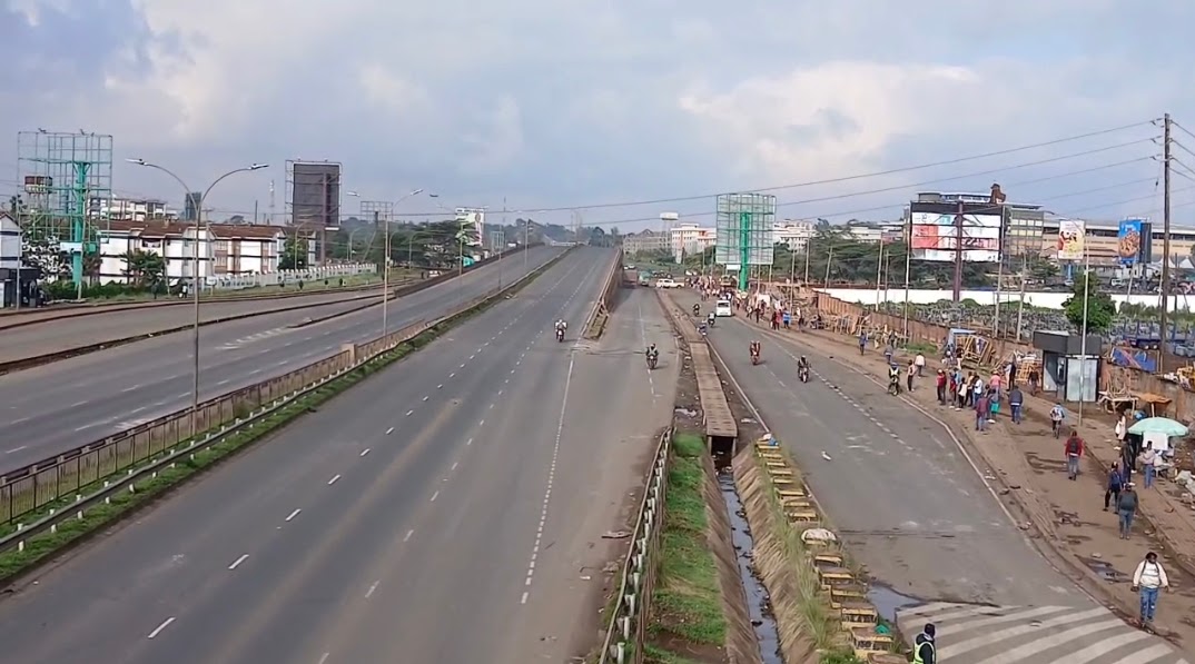 Deserted roads on Day 2 of fuel price protests