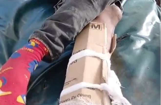 Man left with broken leg during anti-fuel hike protests in Machakos