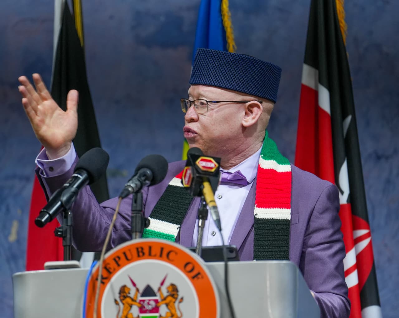 Government Spokesman Isaac Mwaura speaking on May 4, 2026 / HANDOUT