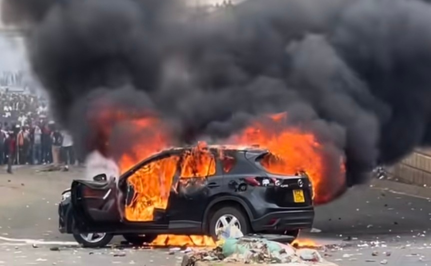 Githurai Pastor Recounts How Fuel Protesters Burned His Sh3m Vehicle