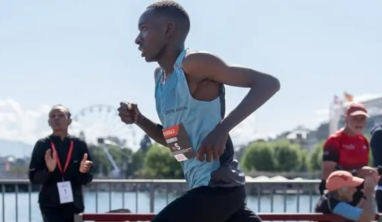 Collins Kemboi at last years Geneva marathon/ HANDOUT