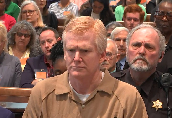 The moment Murdaugh sentenced to life in prison