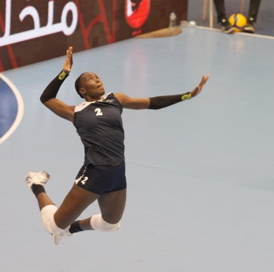 KCB's Marlyne Terry Tata in action during the 2026 Africa Club Championship.