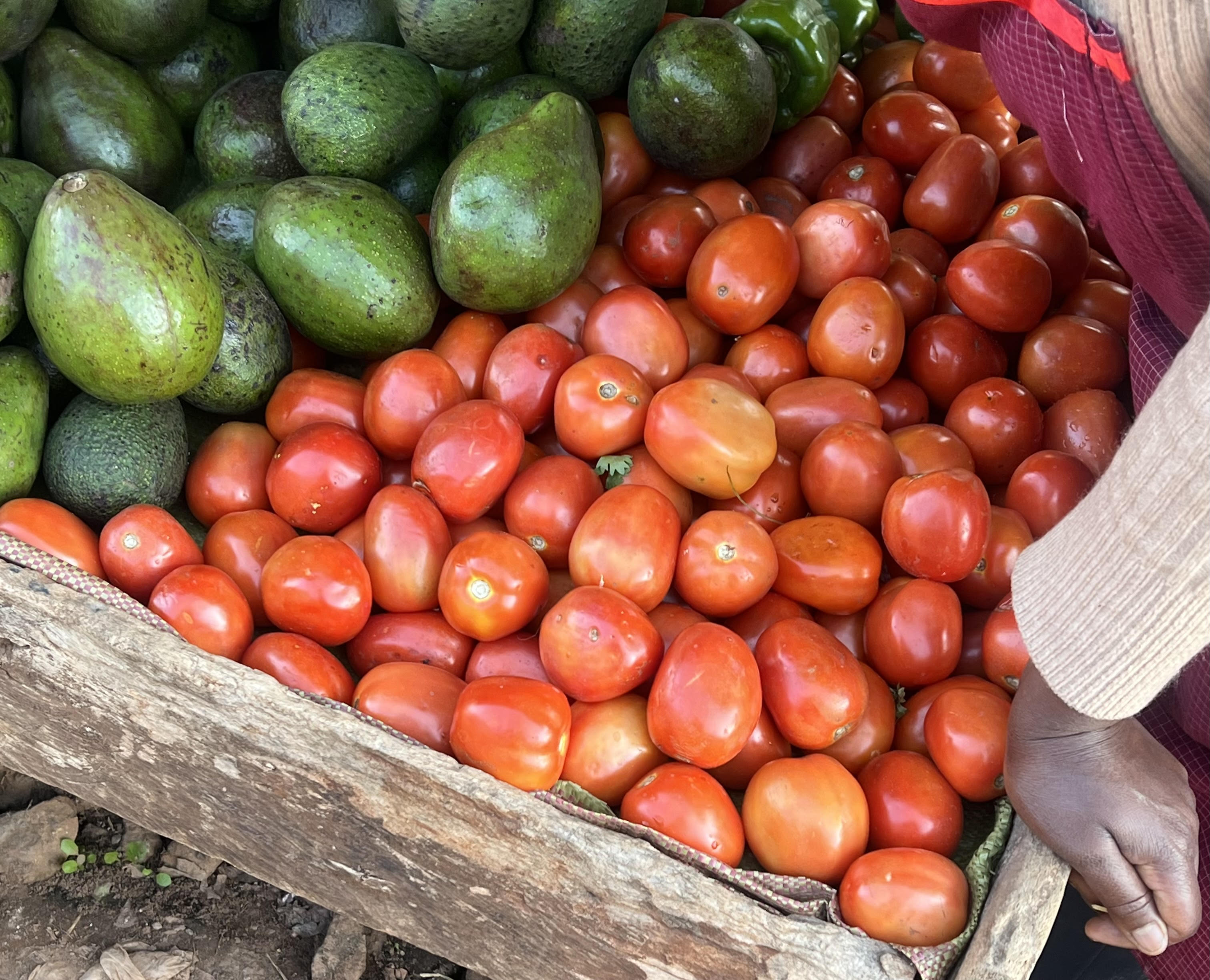 Tomatoes displayed at Kinoo market / PERPETUA ETYANG