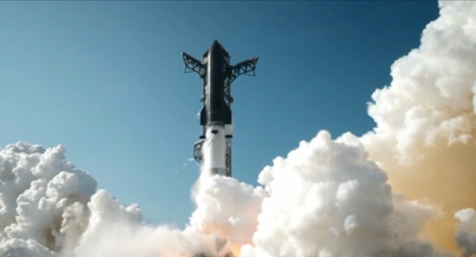 SpaceX launches massive Starship V3 rocket on test flight