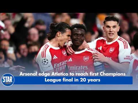 Arsenal edge Atletico to reach first Champions League final in 20 years