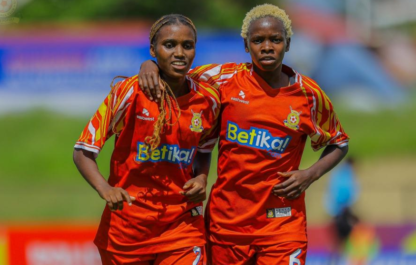 Kenya Police Bullets strikers Emily Morang'a and Lorna Faith/HANDOUT
