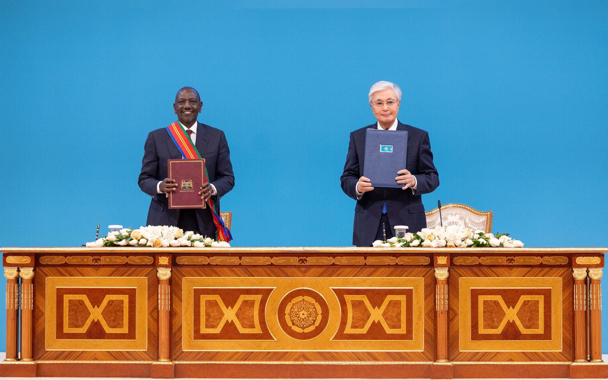 Ruto bags top Kazakhstan honour