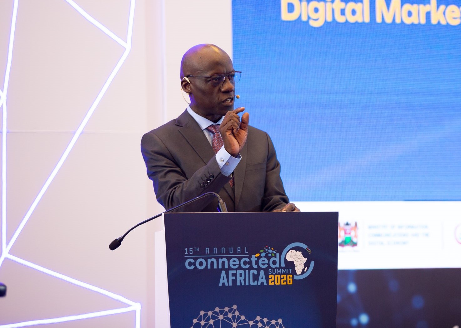 Special Tech Envoy Ambassador Philip Thigo speaking at a past event / HANDOUT