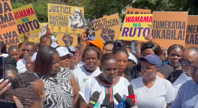 Women stage demos at KNH over Wandeto’s death