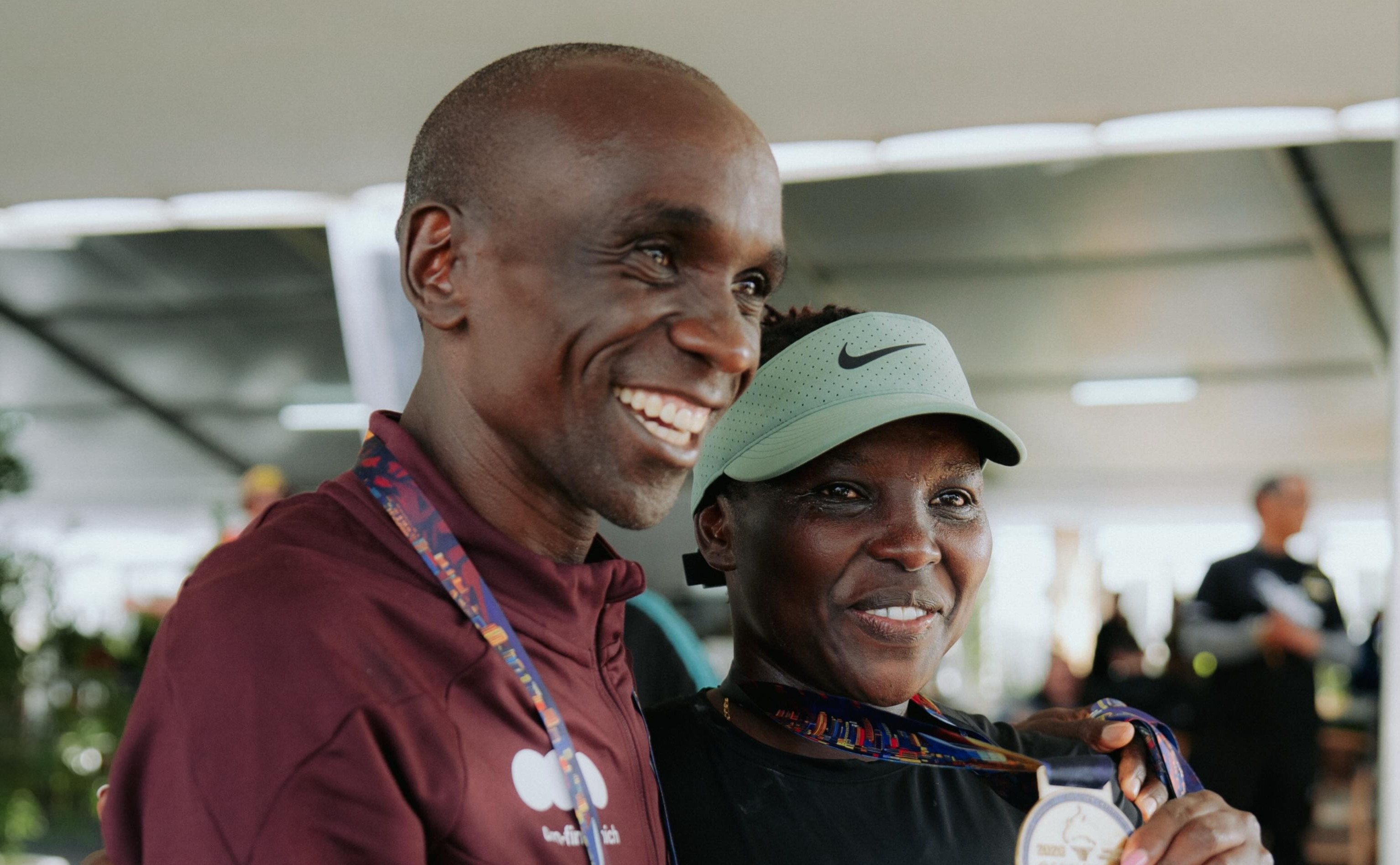 Kipchoge Celebrates Wife’s Marathon Debut in Cape Town